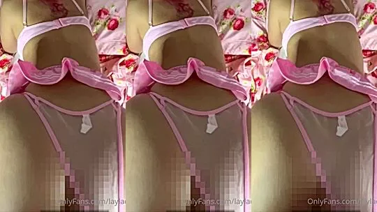 layladeline doggystyel fucking in her see-through lingerie