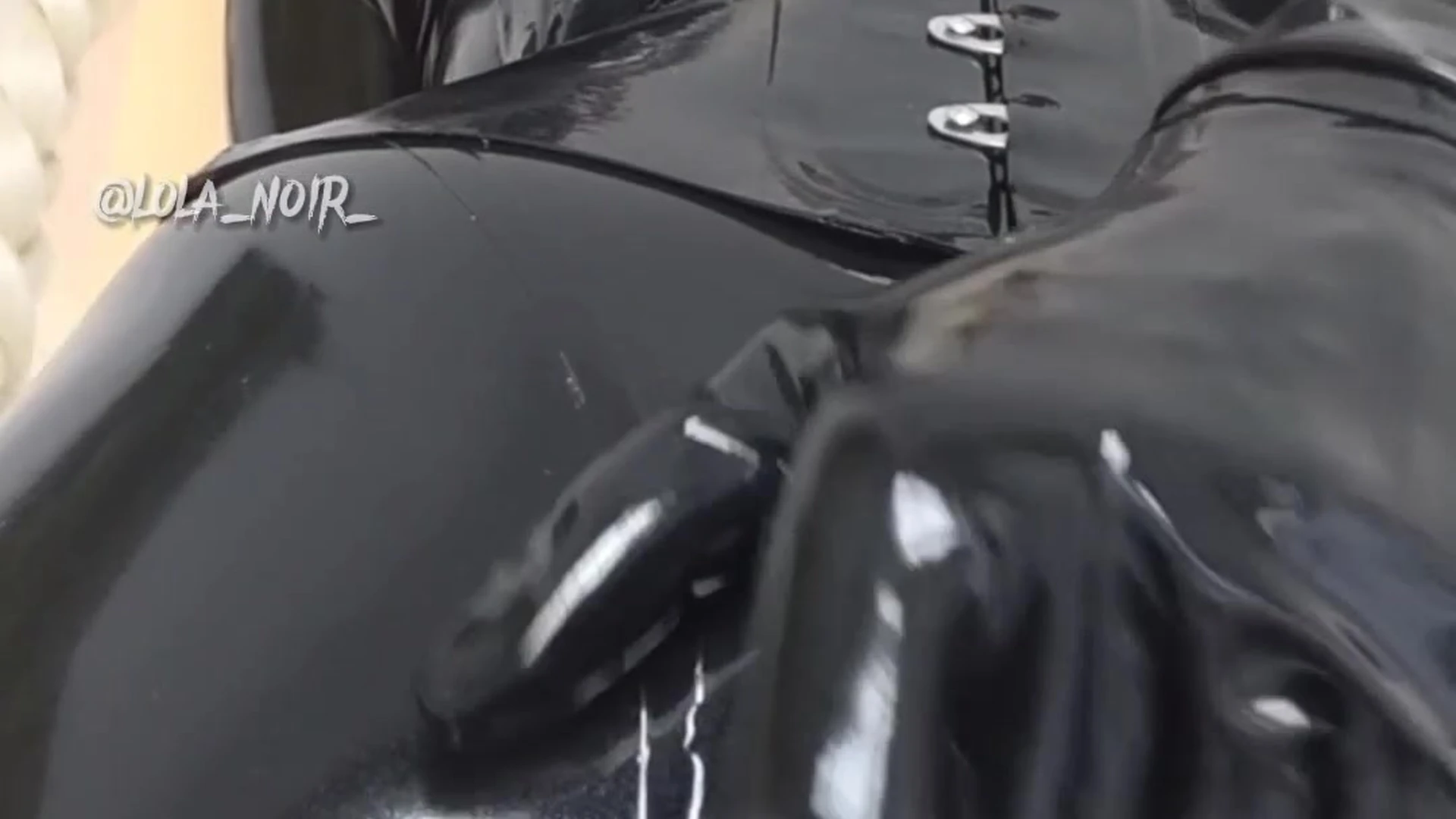 Sex doll pussy masturbation Lola Noir Steamy video leak