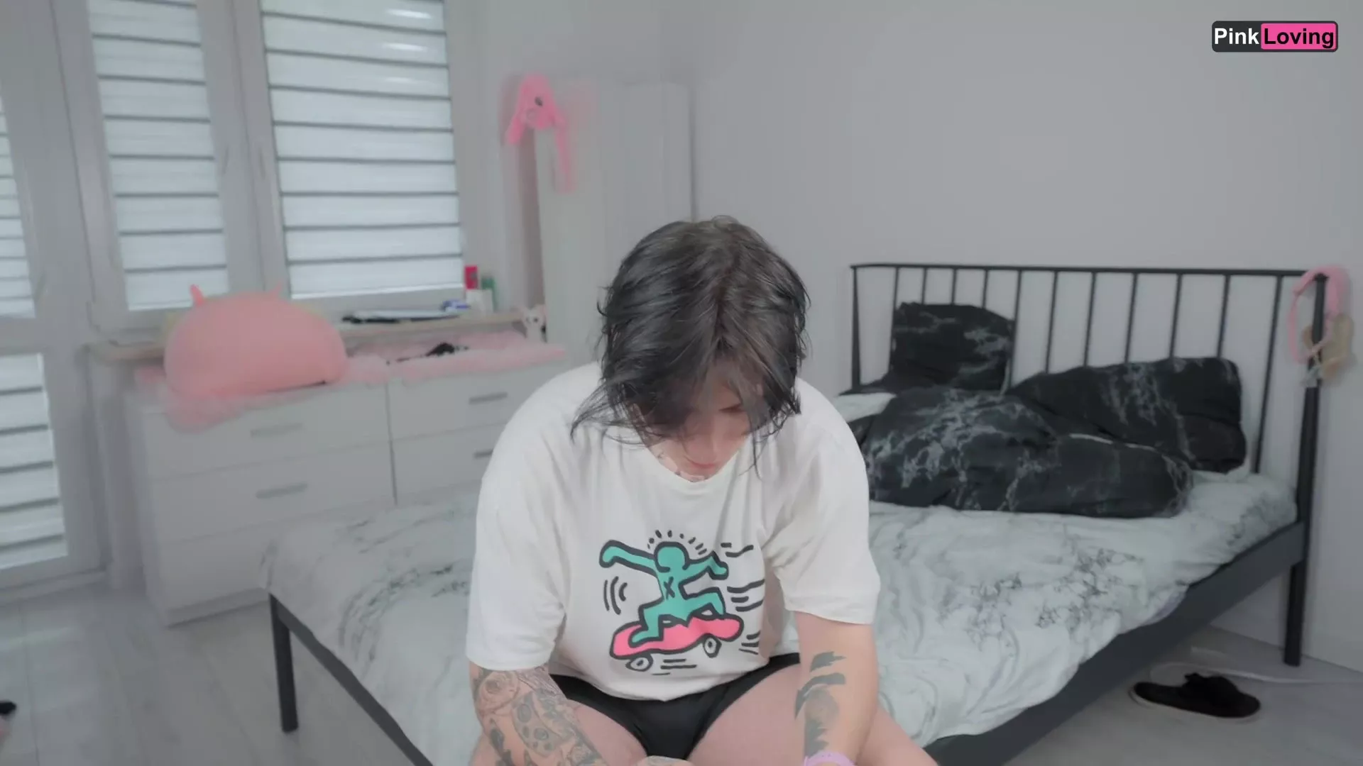 Huge creampie for young Pinkloving Hot