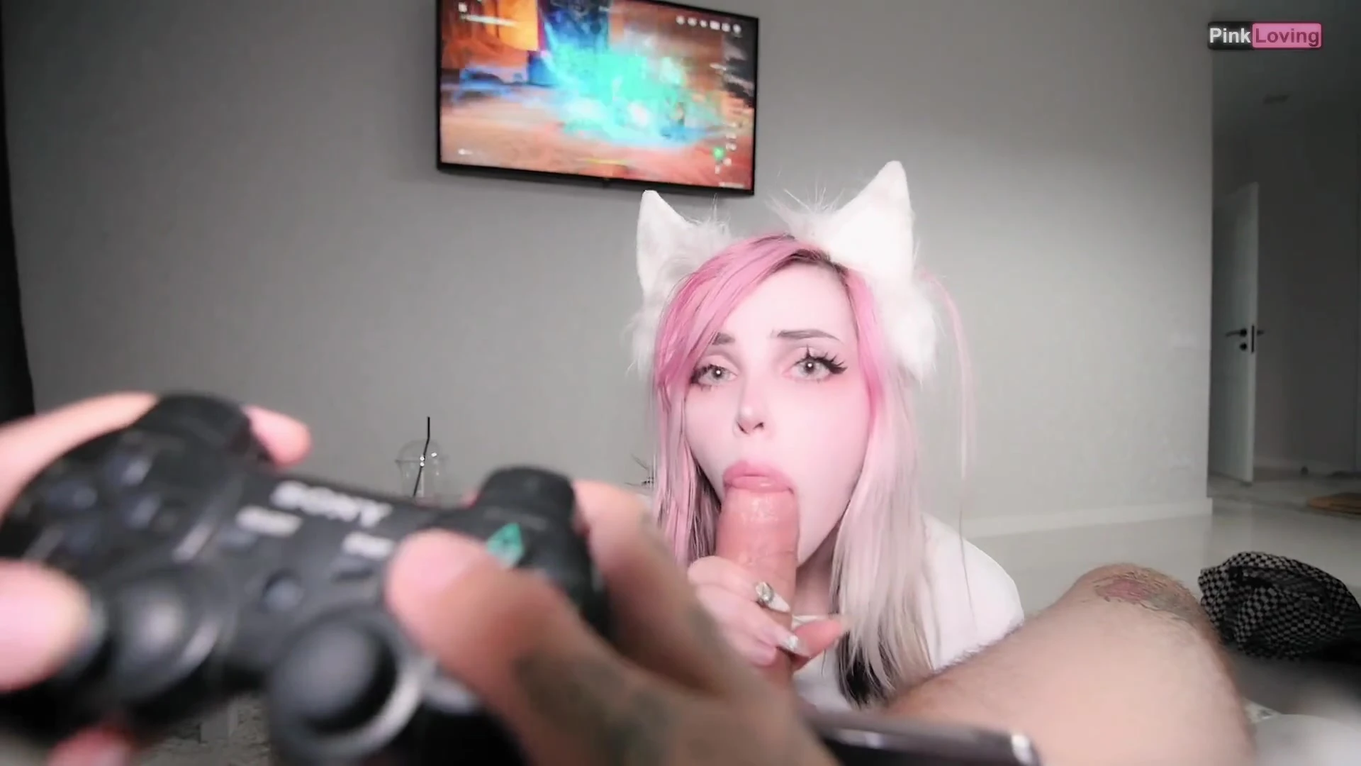 Video game pleasure Pinkloving teen babe onlyfans leak