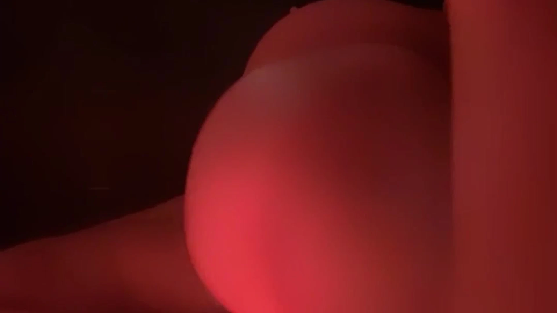 sexy babe Daniella Chavez teasing her big booty naked in the red room