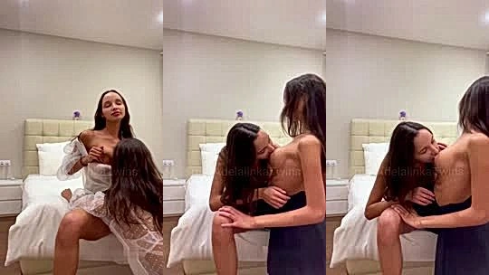Adelalinka sensual lesbian sex on livestream