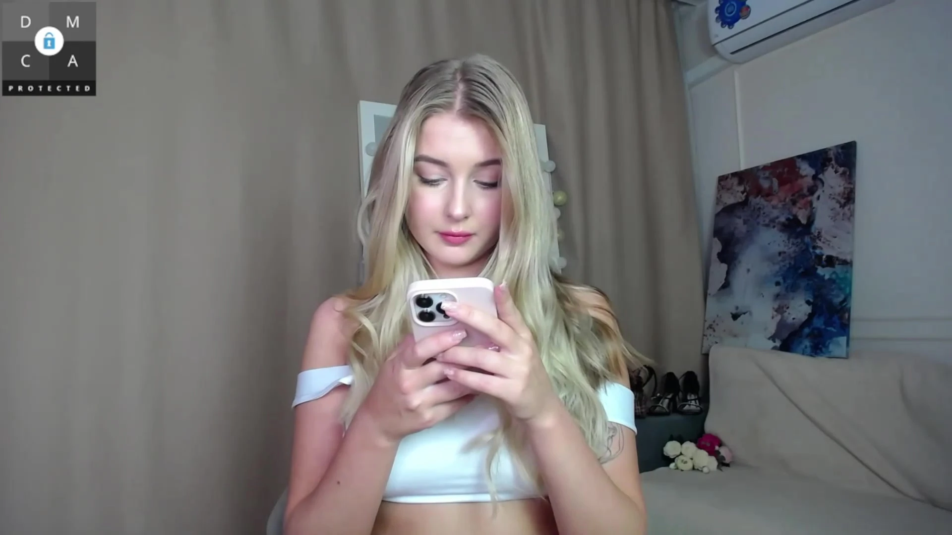 Cute18cute teasing her big tits with nipple pasties